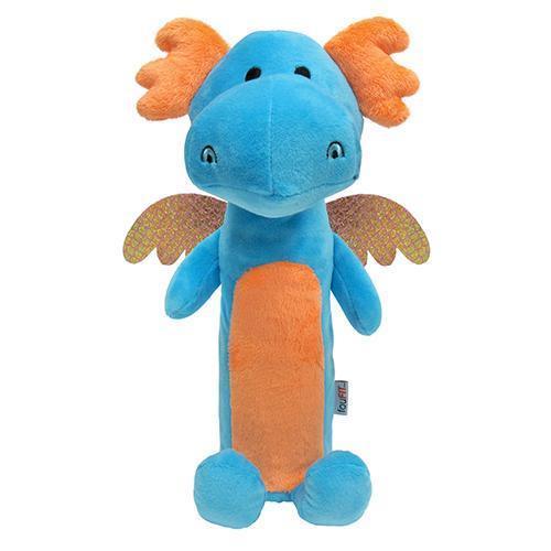 foufouBRANDS Jouet Dragon en peluche Cruncher, Bleu