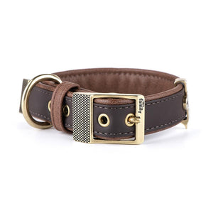 MyFamily Bilbao Synthetic Fiber Dog Collar, Brown