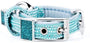 MyFamily Saint Tropez Collier pour chien en similicuir, turquoise