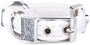 MyFamily Saint Tropez Leatherette Dog Collar, White