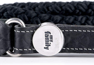 MyFamily El Paso Rope Dog Leash, Black