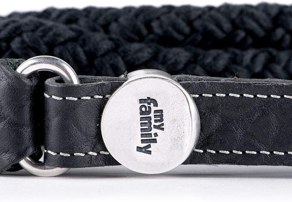 MyFamily El Paso Rope Dog Leash, Black