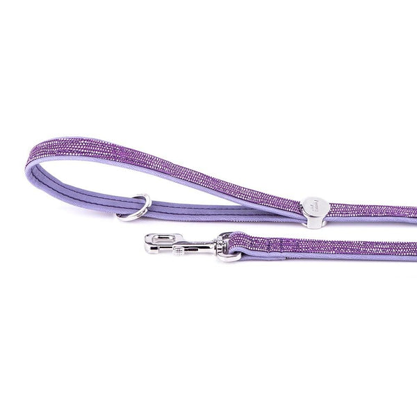 MyFamily Saint Tropez Leatherette Dog Leash, Lilac