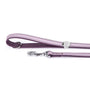 MyFamily Firenze Laisse pour chien en cuir, rose/violet