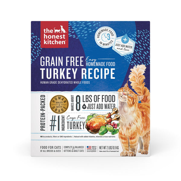 The Honest Kitchen Turkey Grain-Free Dehydrated Cat Food