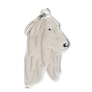 MyFamily Friends Afghan Hound Pet ID Tag, Medium