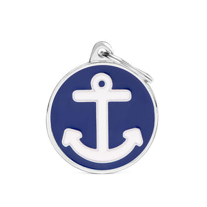 MyFamily Charms Anchor Pet ID Tag