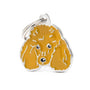 MyFamily Friends Apricot Poodle Pet ID Tag, Medium