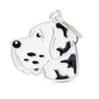 MyFamily Friends Arlequin Great Dane Pet ID Tag, Medium