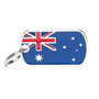 MyFamily Flags Australian Pet ID Tag, Medium