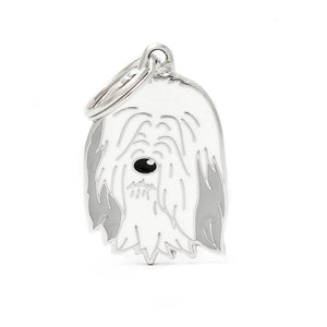 MyFamily Friends Bearded Collie Pet ID Tag, Medium