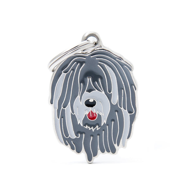 MyFamily Friends Bergamasco Shepherd Pet ID Tag, Medium