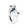 MyFamily Friends Siberian Husky Pet ID Tag, Black/White, Medium