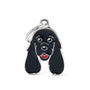 MyFamily Friends English Cocker Pet ID Tag, Black, Medium