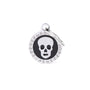 MyFamily Glam Skull Pet ID Tag, Black, Small