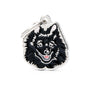 MyFamily Friends Italian Spitz Pet ID Tag, Black, Medium