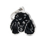 MyFamily Friends Poodle Pet ID Tag, Black, Medium