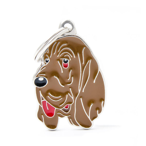 MyFamily Friends Bloodhound Pet ID Tag, Medium