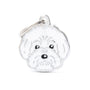 MyFamily Friends Bolognese Pet ID Tag, Medium