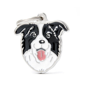 MyFamily Friends Border Collie Pet ID Tag, Medium
