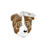 MyFamily Friends Australian Sheppard Pet ID Tag, Brown, Medium