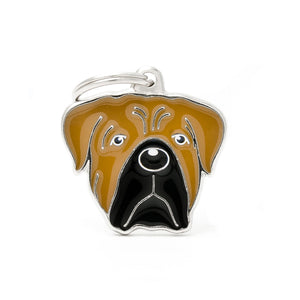 MyFamily Friends Cane Corso Pet ID Tag, Brown, Medium