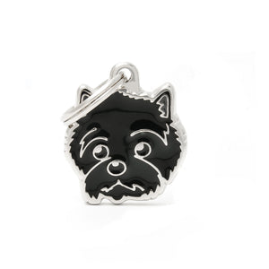 MyFamily Friends Cairn Terrier Pet ID Tag, Medium