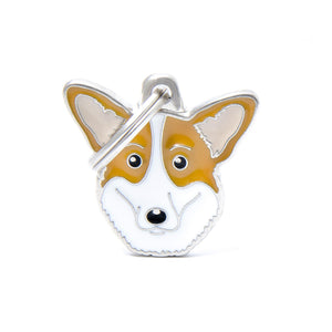 MyFamily Friends Cardigan Welsh Corgi Pet ID Tag, Medium