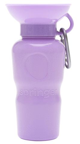 Springer Classic Bouteille de voyage pour chien, Lilas