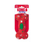 KONG Holiday AirDog Bone Dog Toy, Red/Green