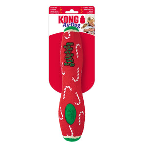KONG Holiday AirDog Stick Dog Toy, Red/Green