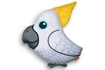 Red Dingo Durables Craig the Cockatoo Dog Toy