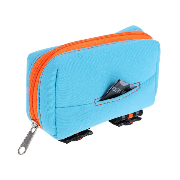 DOOG Walkie Pouch Distributeur de sacs à crottes pour chien, Beethoven Bleu néon/Orange