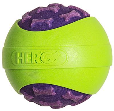 Hero Dog Outer Armor Ball Dog Toy, Purple