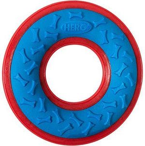 Hero Dog Outer Armor Ring Dog Toy, Blue