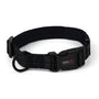 Dogline Nylon Flat Dog Collar, Black