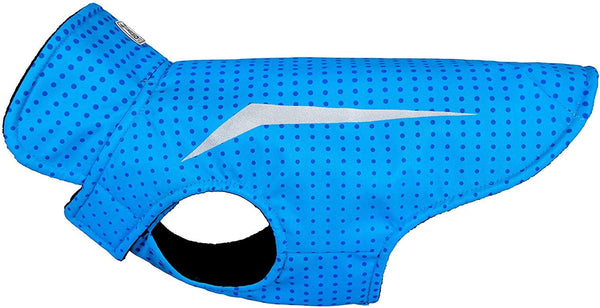 RC Pets Shasta Dog Coat, Cyan Halftone