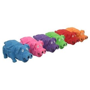 Multipet Latex Origami Pigs Dog Toy, Assorted