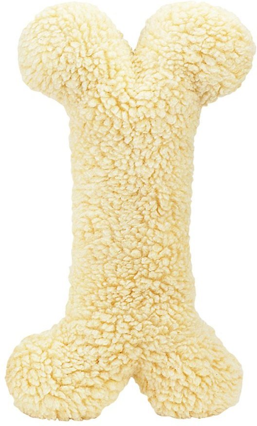Jouet en peluche os en polaire Petlou pour chien