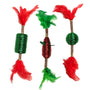 Ethical Spot Holiday Silver Vine Stick/Cord Cat Toy, Assorted