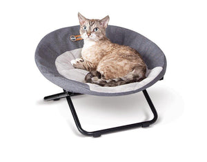 K&H Lit surélevé Cozy Pet, Gris élégant