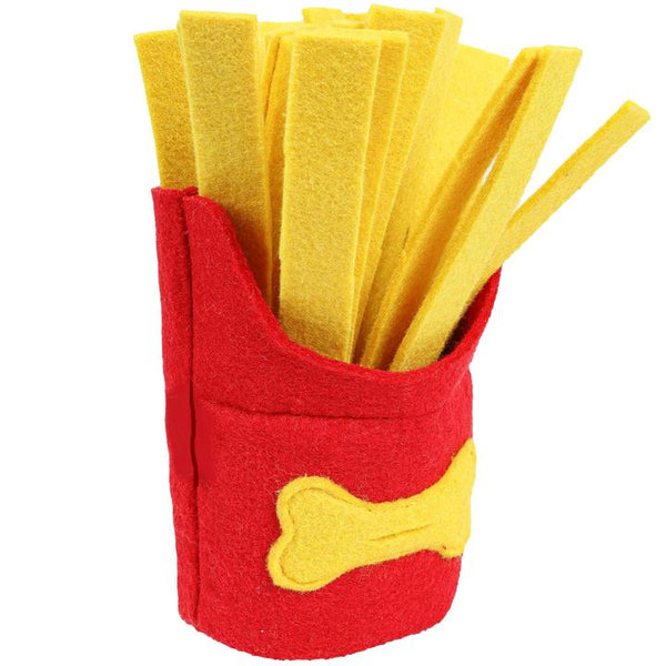 Injoya French Fry Snuffle Dog Toy