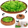 Injoya Salad Bowl Snuffle Mat Green Dog Toy