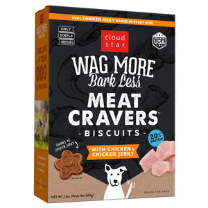 Cloud Star Wag Meat Cravers Biscuits Dog Treats, Chicken