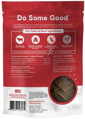 Open Farm Friandises déshydratées au bœuf pour chiens