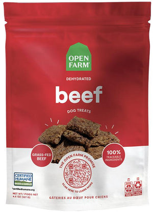 Open Farm Friandises déshydratées au bœuf pour chiens