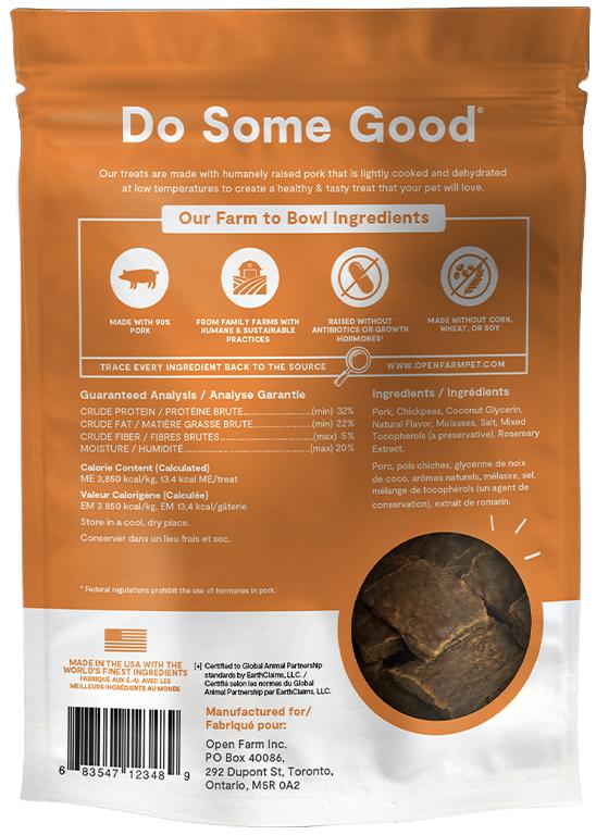 Open Farm Dehydrated Pork Dog Treats