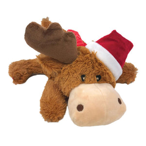 KONG Holiday Cozie Reindeer Dog Toy, Brown