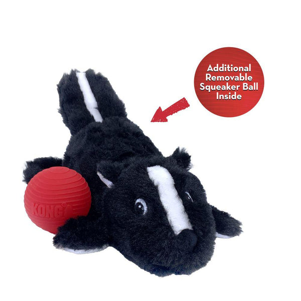 KONG Cozie Pocketz Skunk Dog Toy