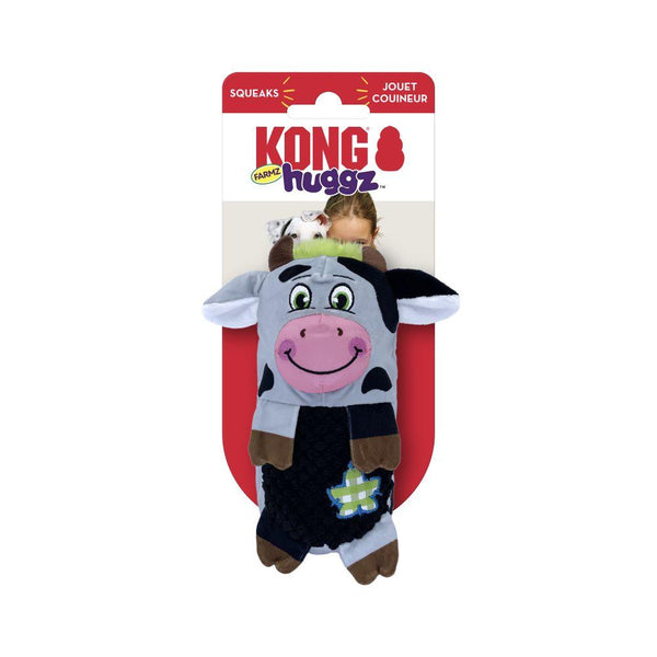 KONG Huggz Farmz Cow Dog Toy